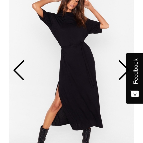 Nasty Gal Dresses & Skirts - Nasty Gal Tee BT Belted Midi Dress NWT